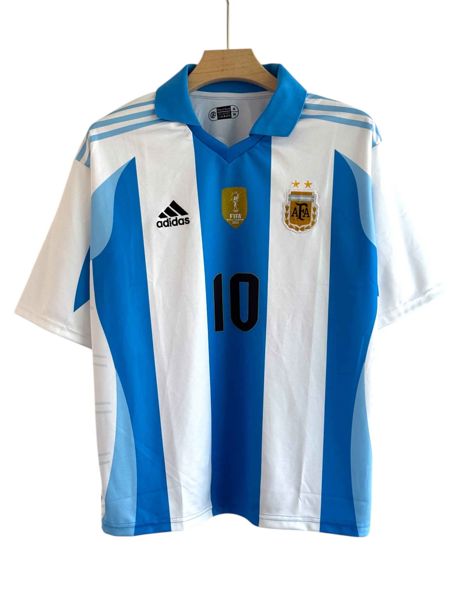 Argentina special Messi fan edition ,Five sleeve collar with Embroidery - Image 2