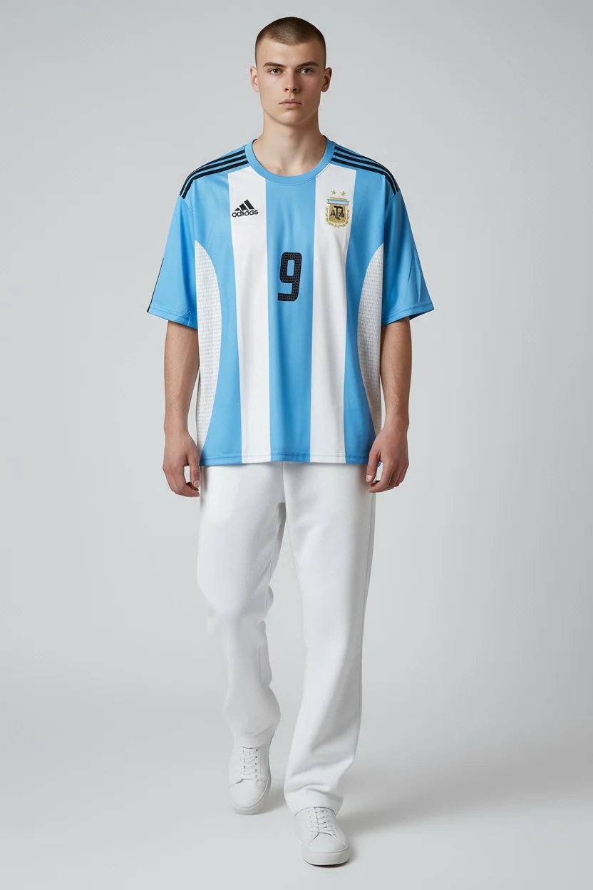 Batistuta-09 Argentina 2002/04 Five sleeve - Image 3