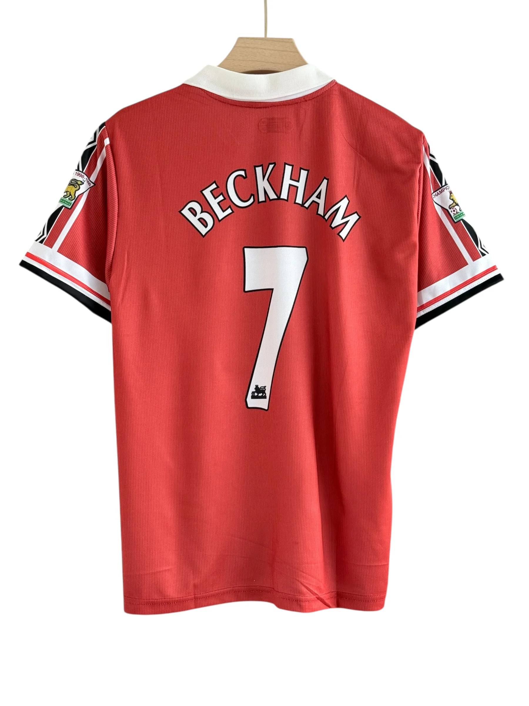 Beckham-07 manchester United 1998/99 Embroidery - Image 2