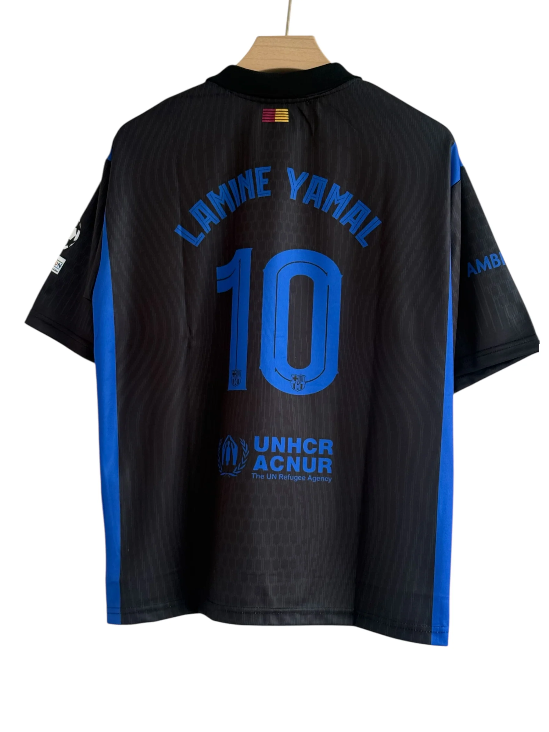 Lamine yemal-10 FC Barcelona 2025/26 New Kit Five sleeve collar and embroidery - Image 2