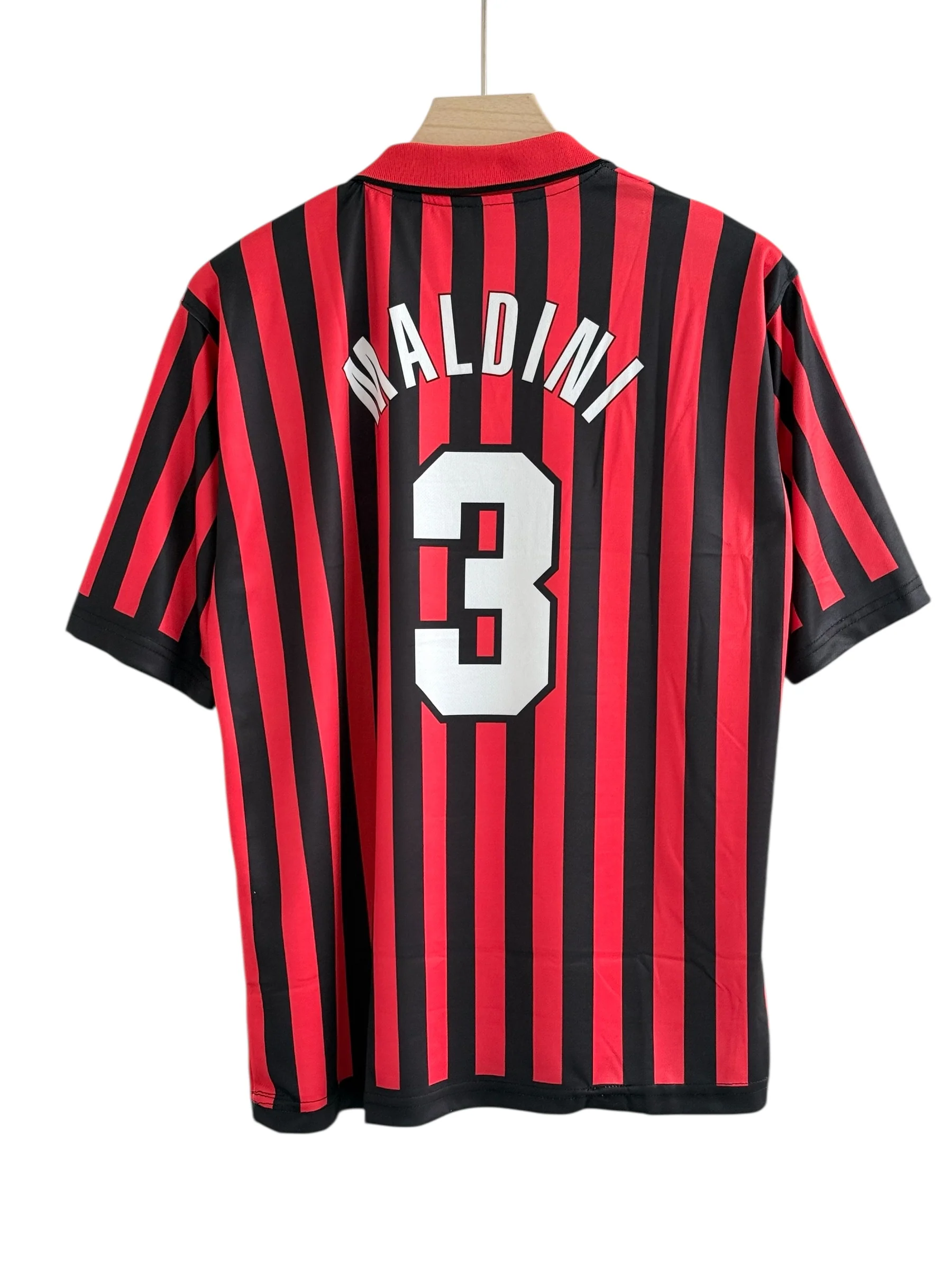 Maldini-03 Ac Milan 1999/00 Five sleeve with Collar - Image 2