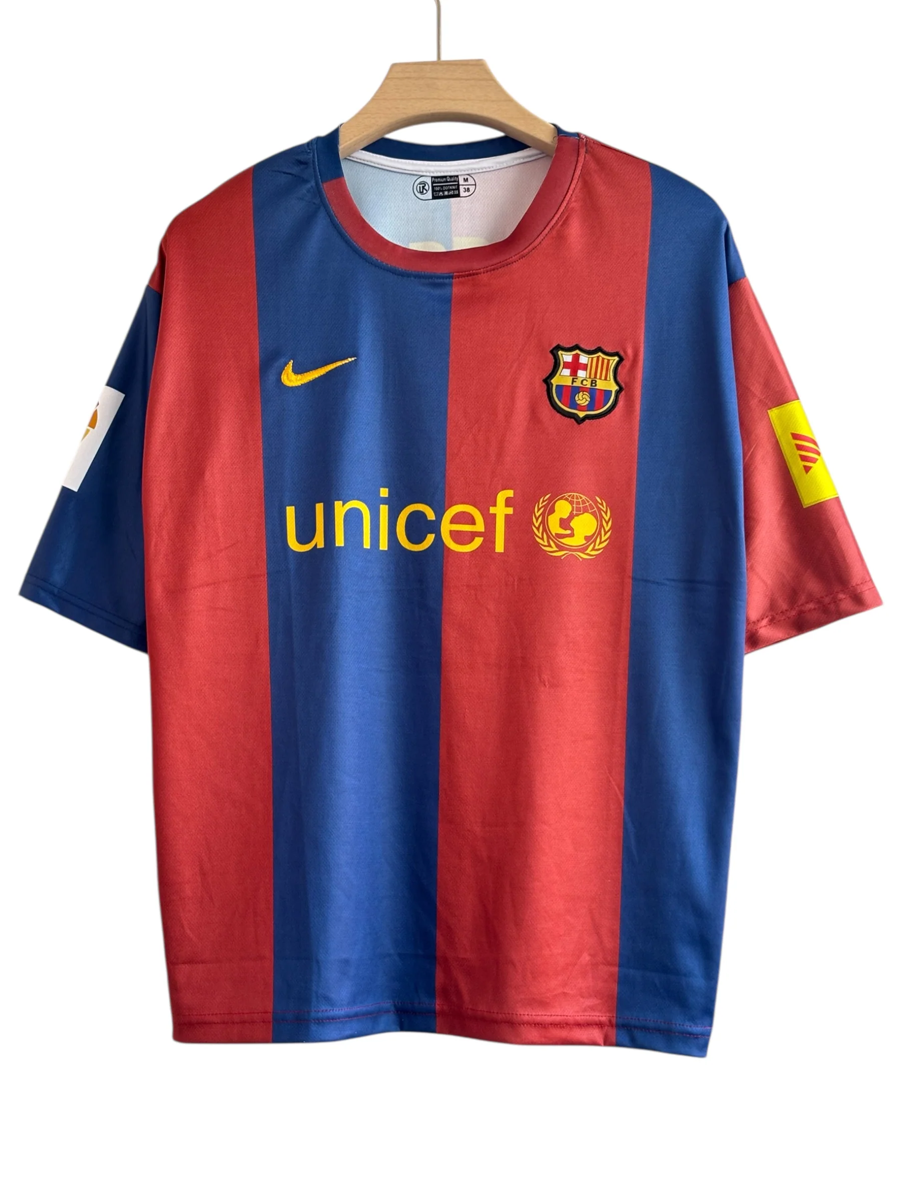 Messi-19 Barcelona 2006/07 Five sleeve with Emboidery