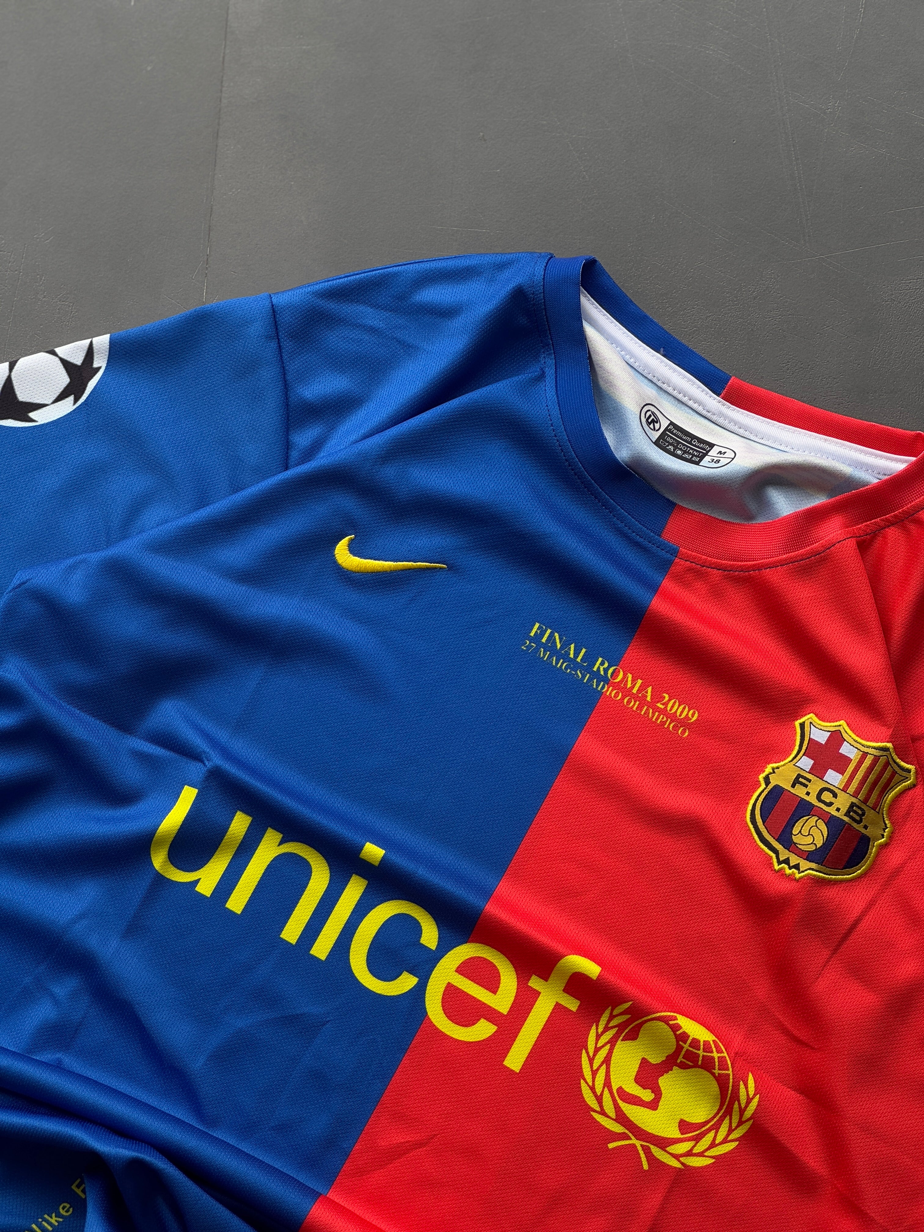 Messi-19 FC Barcelona 2008-09 Normal sleeve with embroidery logos, premium quality - Image 3