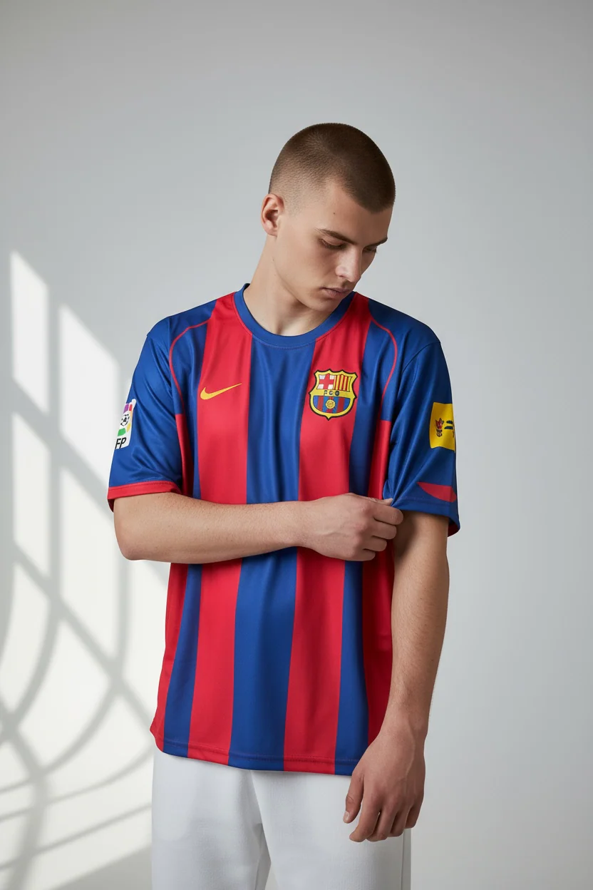 Messi-30 Barcelona 2005/06 Five sleeve - Image 4