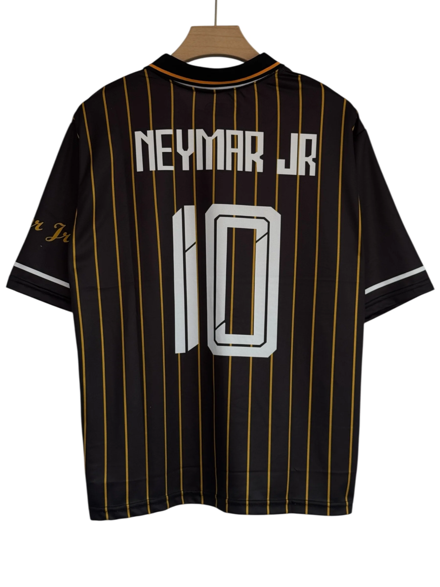 Neymar-10 santos special edition  Five sleeve with collar and embroidery - Image 2