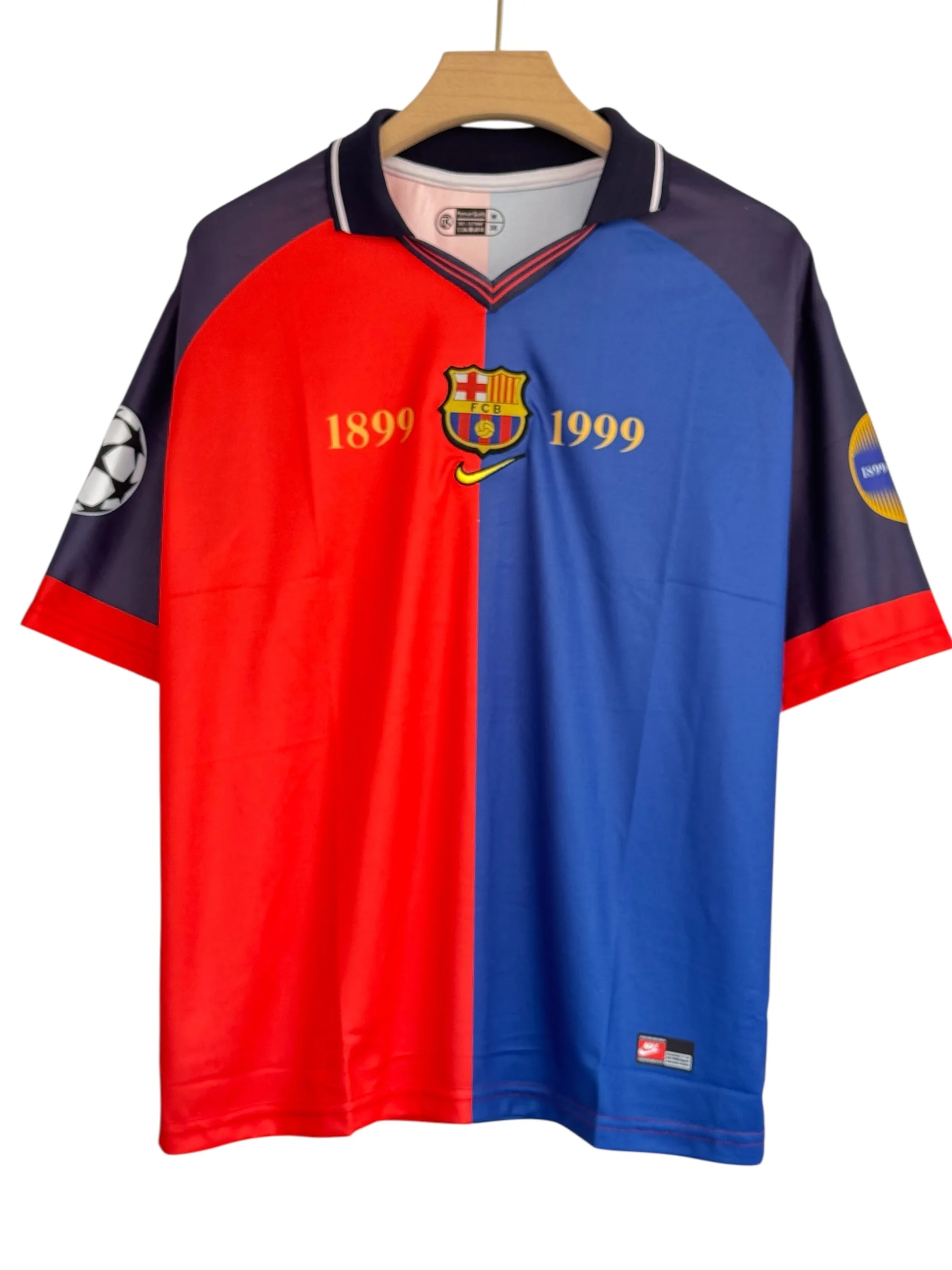 Cruyff-14 Barca 1999/00 Five sleeve collar with embroidery