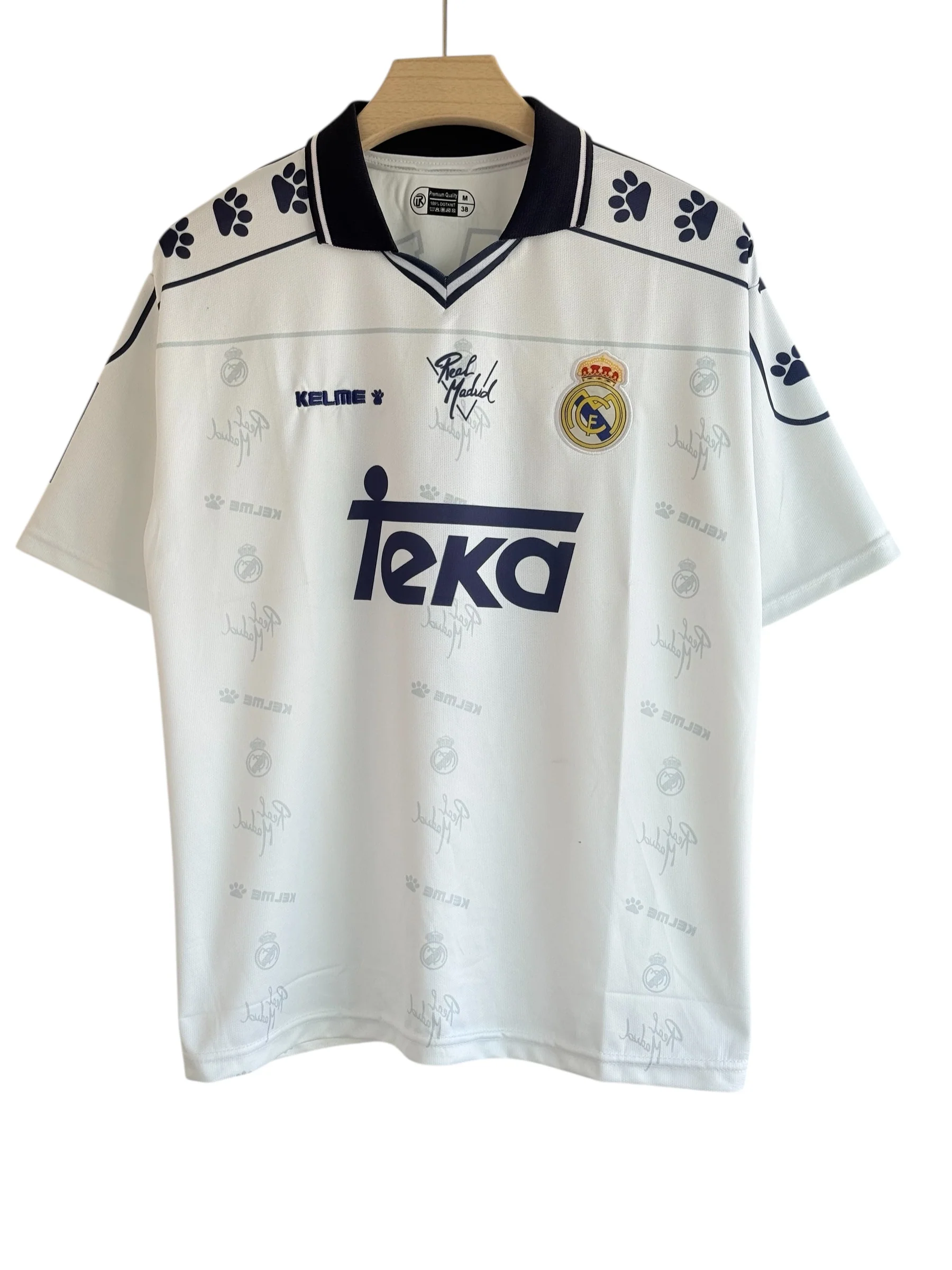 Raul-07 Real madrid 1994/96 Five collar with embroidery