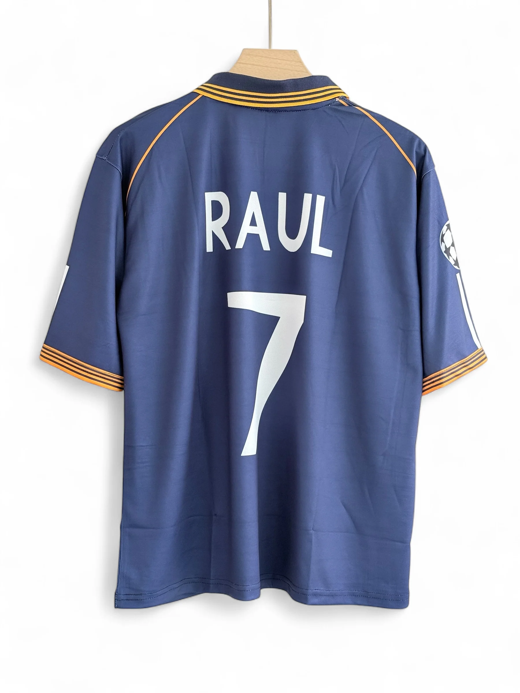 Raul-7 Real Madrid 1998/99 Third kit Five sleeve with Collar - Image 2