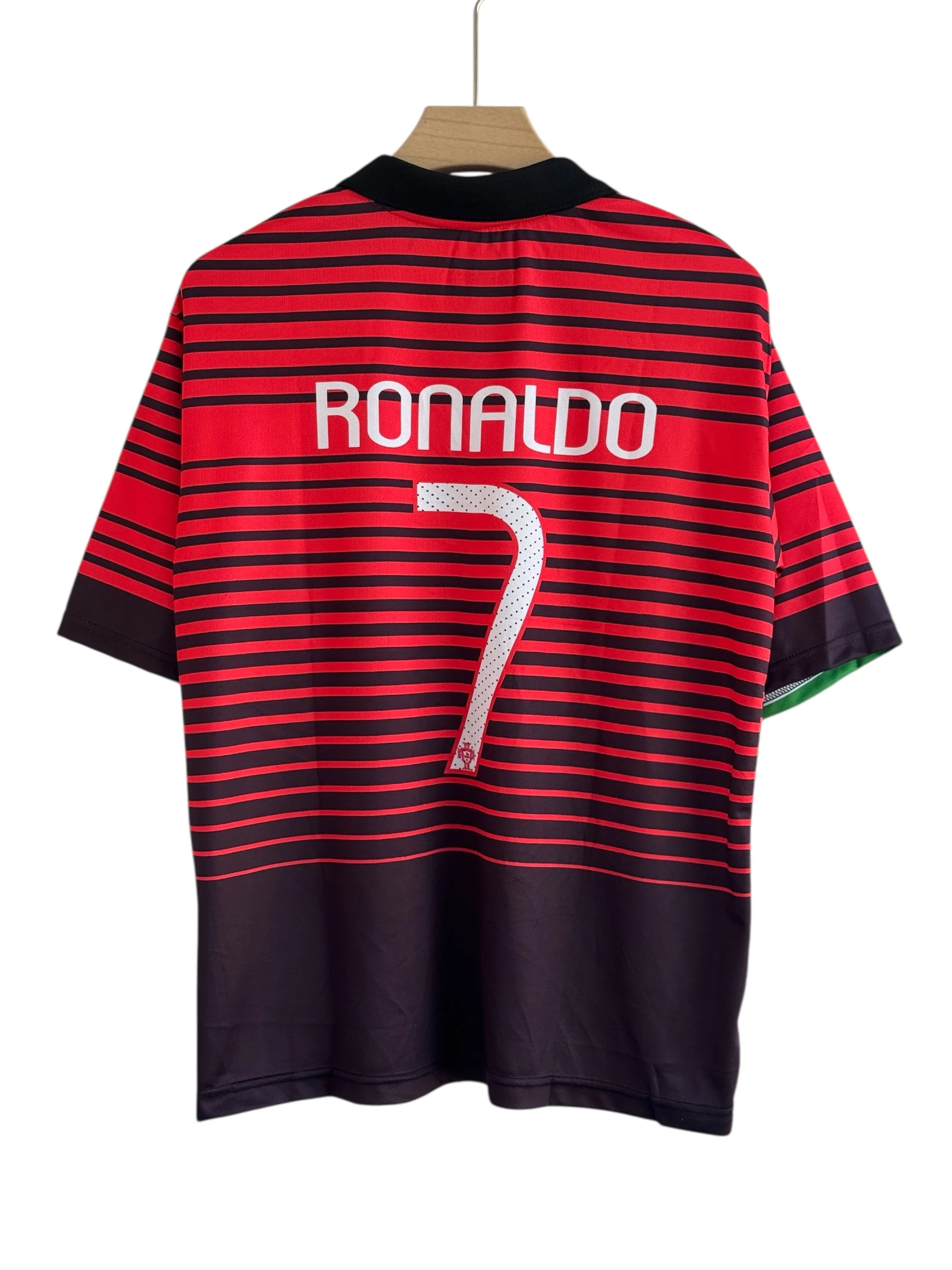 Ronaldo-07 Portugal 2014/15 Five sleeve collar with Embroidery - Image 2