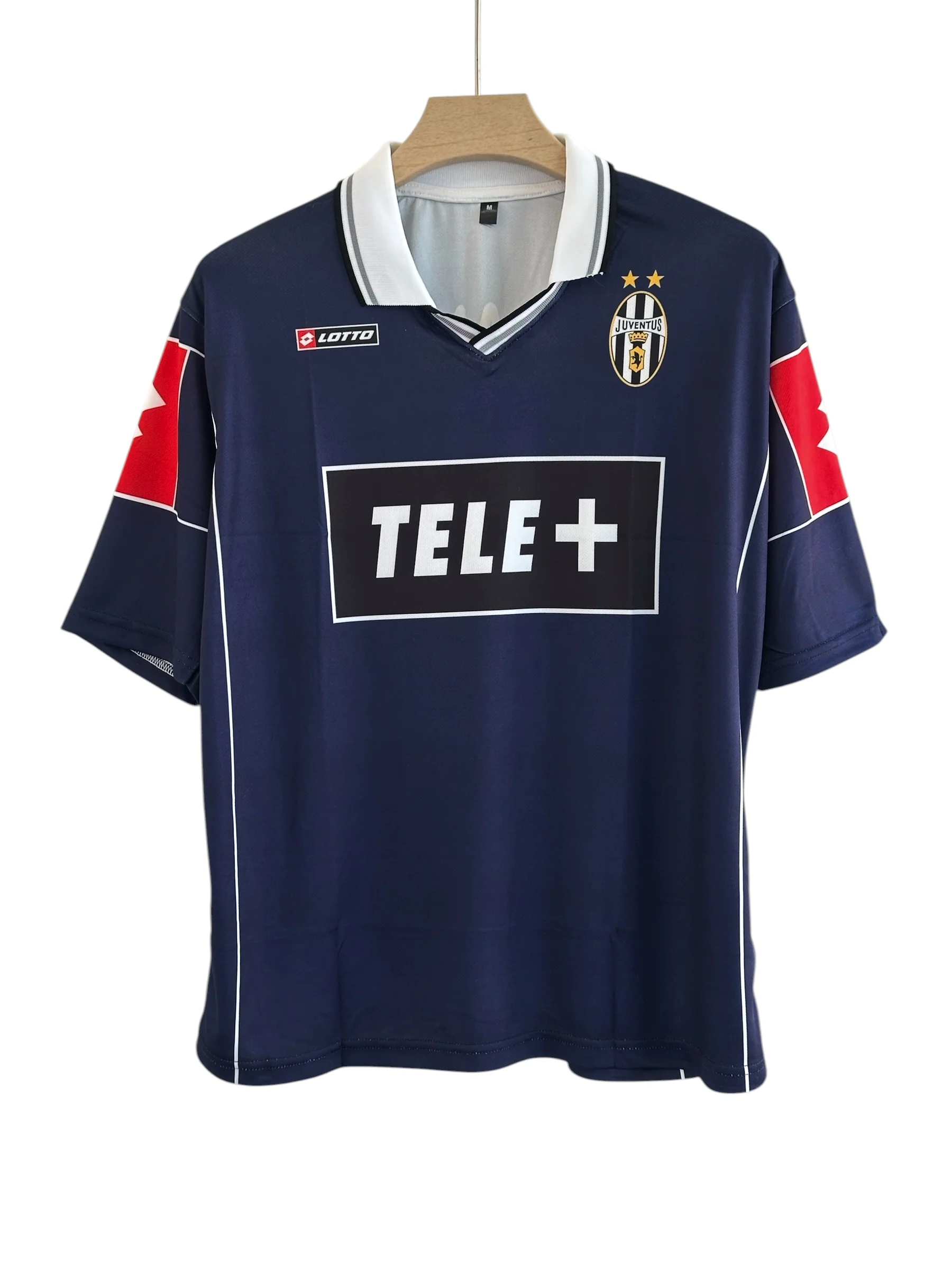 Zidane-21 Juventus-2000/01 Five sleeve with Collar